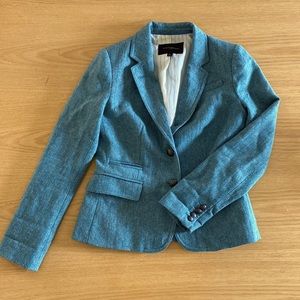Banana Republic Teal Tweed Women’s Blazer